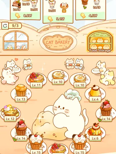 Ετοιμασία φαγητού για τους επισκέπτες στο Idle Cat Hotel